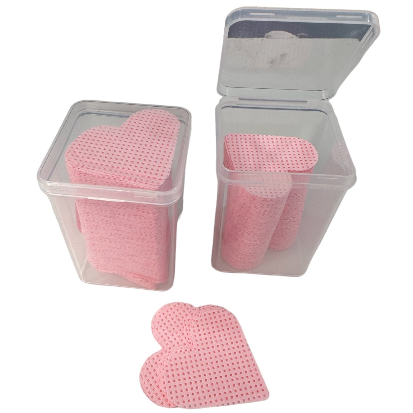 Heart Shaped Adhesive Wipes