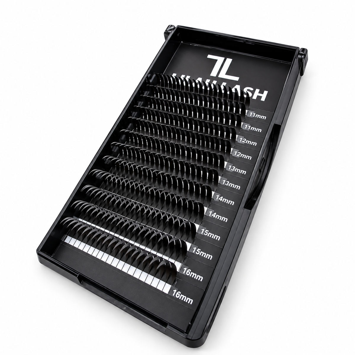 Ultra Black Anime Lash Trays on white background