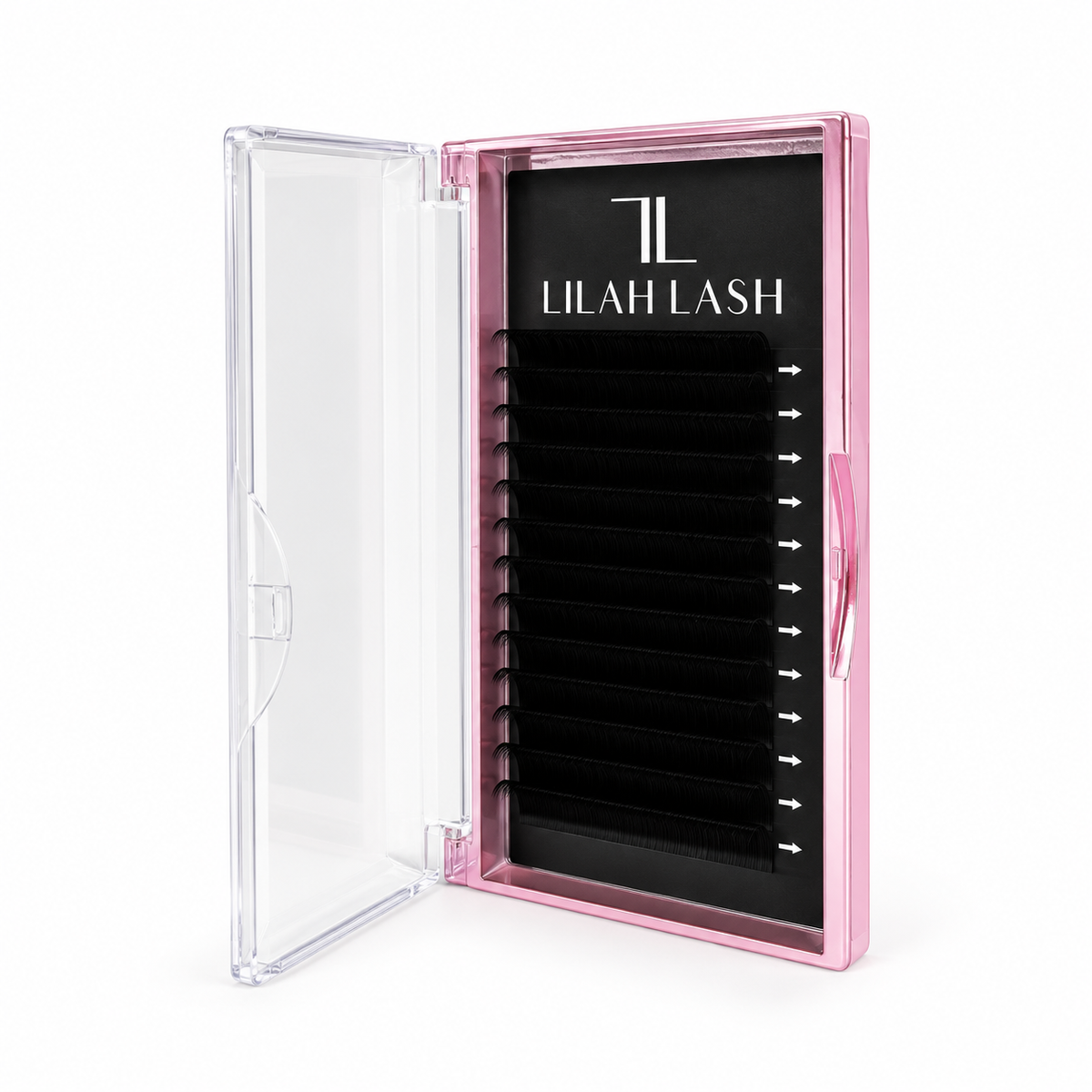 Classic Single-Length Lash Trays on white background